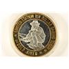 Image 1 : CASINO $10 SILVER TOKEN (UNC) GOLD RIVER LAUGHLIN