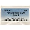 Image 3 : 1979-S TYPE 2 KENNEDY HALF DOLLAR PCGS PR69 DCAM