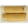 Image 1 : 2 SOLID DATE ROLLS OF GREAT BRITAIN FARTHINGS