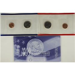 1999-P & D SBA DOLLAR US MINT UNC COIN SET