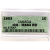 Image 3 : 1953 NO STRAP CANADA CENT ICG MS64RD