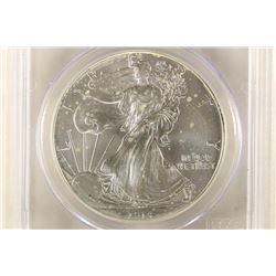 2014 AMERICAN SILVER EAGLE PCGS MS70