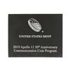 Image 3 : 2019 APOLLO 11 50TH ANNIVERSARY UNC HALF DOLLAR
