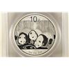 Image 1 : 2013 CHINA PANDA SILVER 10 YUAN PCGS MS70