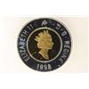 Image 1 : 1998 CANADA BEAR, SILVER, GOLD PLATED $2 ICG PR69