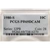 Image 3 : 1980-S ROOSEVELT DIME PCGS PR69 DCAM