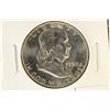 Image 1 : 1958-D FRANKLIN HALF DOLLAR BRILLIANT UNC