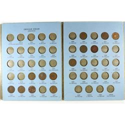 PARTIAL 1856-1909 INDIAN HEAD CENT ALBUM WITH