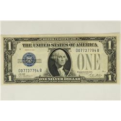 1928-A $1 SILVER CERTIFICATE FUNNY BACK CRISP UNC