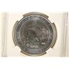 Image 1 : 2015 CANADA 1 1/4 OZ. BISON SILVER $8 NGC MS70