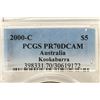 Image 3 : 2000-C AUSTRALIA KOOKABURRA 1 OZ SILVER DOLLAR