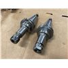 Image 1 : (2) CAT40 Power ER16 Collet Chucks, P/N: CAT40-ER16H-0400