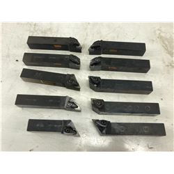 (10) Sandvik 1" Indexable Lathe Tool Holders