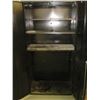 Image 2 : BLACK 2 DOOR METAL CABINET SHELF UNIT