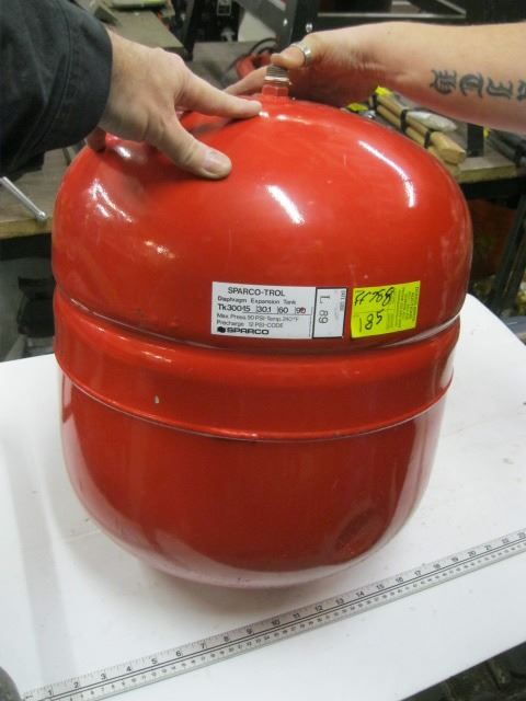 RED PRESSURE TANK