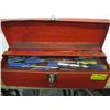 Image 1 : RED TOOL BOX WITH ASST. CONTENTS