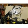 Image 2 : MASTERCRAFT COMPOUND MITRE SAW ON STAND. MISSING BLADE BOLT & GUARD BOLTS