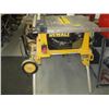 Image 1 : DEWALT DW744 TABLE SAW ON FOLDING STAND