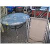 Image 1 : ZERO GRAVITY LOUNGE CHAIR, PATIO TABLE & 3 CHAIRS