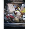 Image 1 : CRATE OF MISC. ELECTRIC MOTOR, FILTERS, SWITCHES, SPRINGS, ETC.