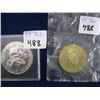 Image 1 : 1983 EDMONTON DOLLAR COIN & THE CANADA 1967 CONFEDERATION MEDALLION