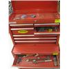 Image 2 : CRAFSTMAN TOOL BOX WITH ROLLING CABINET WITH MISC. CONTENTS