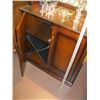 Image 2 : MIRRORED BACK WALL UNIT WITH 2 DOOR LOWER CABINET