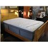 Image 1 : PINE SLEIGH BED FRAME, QUEEN SIZE