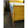 Image 2 : PINE SLEIGH BED FRAME, QUEEN SIZE
