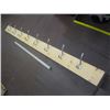 Image 1 : COAT RACK BOARD WITH HOOKS