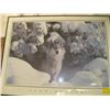 Image 1 : FRAMED PRINT OF THE WOLF SNOWDANCER
