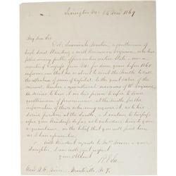 Robert E. Lee Autograph Letter Signed Re: WV