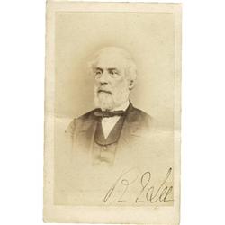 Robert E. Lee Carte de Visite Signed "R E Lee"