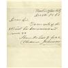 Image 1 : Andrew Johnson Autograph Letter Signed