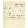 Image 1 : Andrew Johnson Autograph Letter Signed