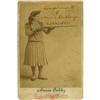 Image 1 : Annie Oakley Signed and Dated Cabinet Card 