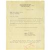 Image 1 : Amelia Earhart Typed Letter Signed "A.E."