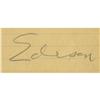 Image 2 : Thomas A. Edison Autograph Note Signed, "Edison"