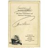 Image 1 : Thomas Edison Signed Menu