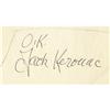 Image 2 : Jack Kerouac Autograph Note Signed.