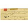 Image 1 : Frank Lloyd Wright Signed Check