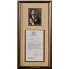 Jerome Kern Letter Signed to Wanamaker Organist