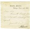 Image 1 : Abraham Lincoln Letter Signed as President