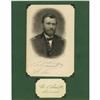 Image 2 : Spendid Ulysses S. Grant Autograph Card