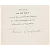 Image 2 : Eleanor Roosevelt Signed Presentation: On My Own