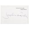 Image 2 : John and Jackie Kennedy Autograph Pair