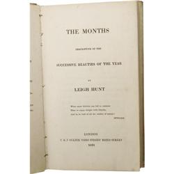 Leigh Hunt: The Months Inscribed by Mary Shelley