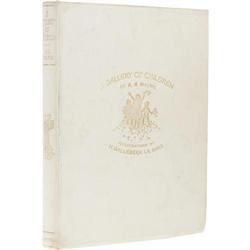 A.A. Milne Signed: A Gallery of Children- 1925