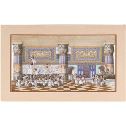 Original Roy Gerrard Watercolor