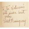Image 2 : Ernest Hemingway Inscribed: The Sun Also Rises
